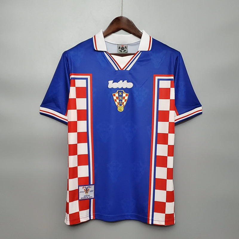 Camisa Croácia Reserva 1998 - Versão Retro