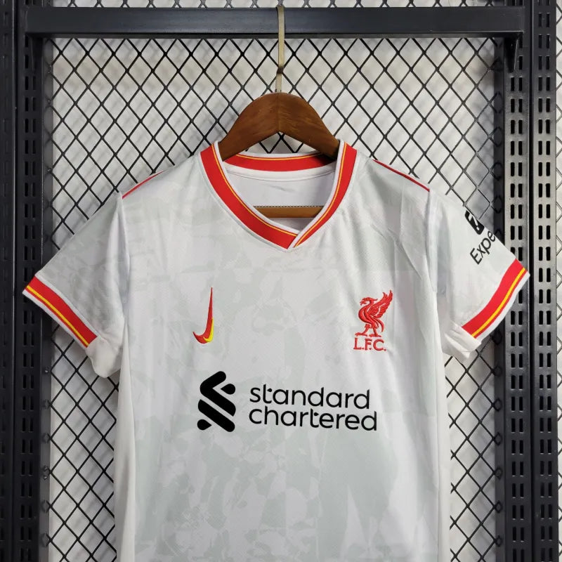 Kit Infantil Liverpool White 24/25