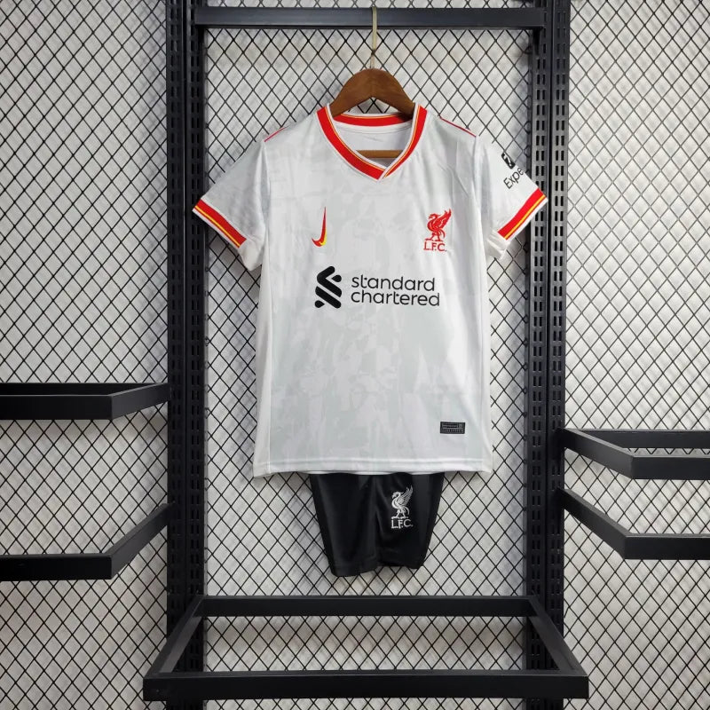 Kit Infantil Liverpool White 24/25