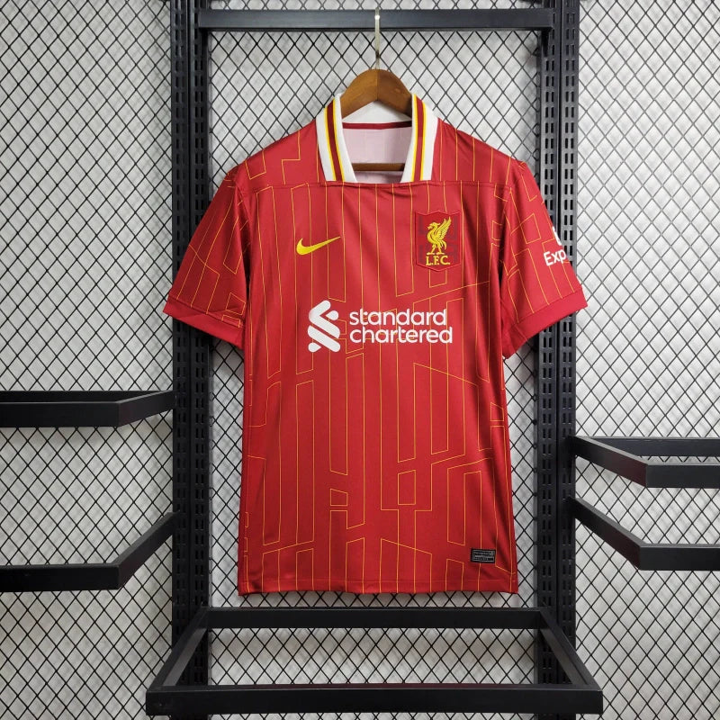 Camisa Liverpool Home 24/25 -  Torcedor Masculina - Lançamento