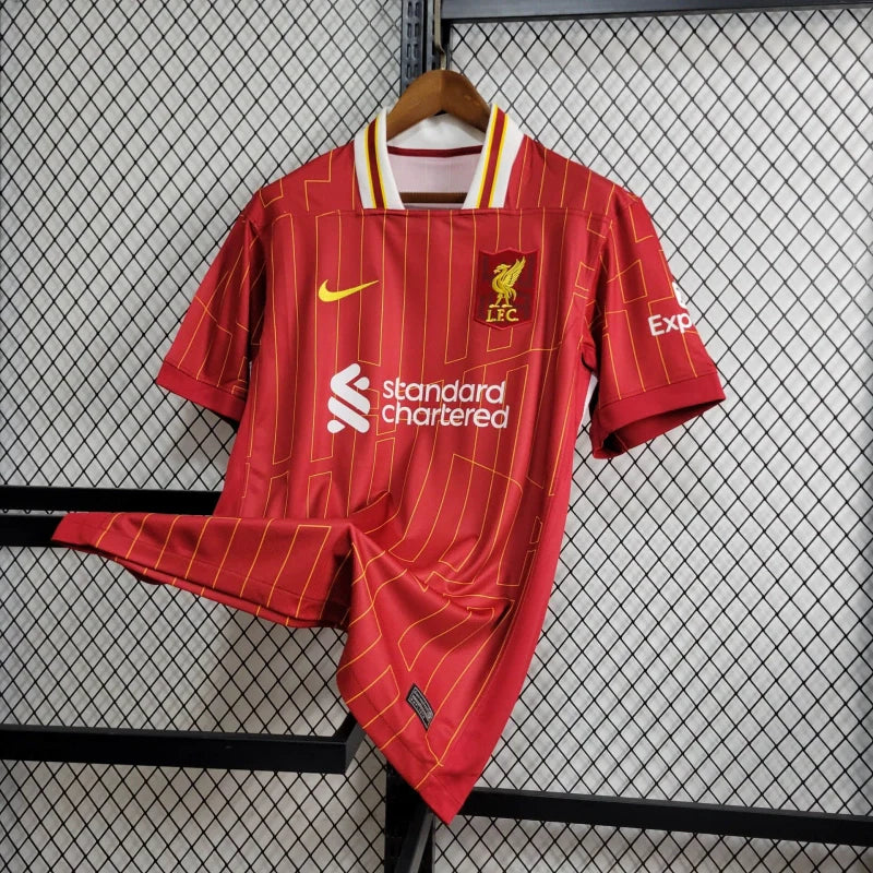 Camisa Liverpool Home 24/25 -  Torcedor Masculina - Lançamento