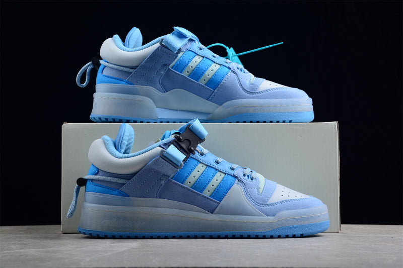 Tênis Bad Bunny x Adidas Forum Buckle Low ¨Blue Tint¨