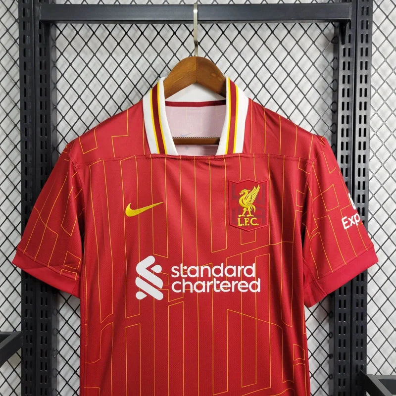 Camisa Liverpool Home 24/25 -  Torcedor Masculina - Lançamento