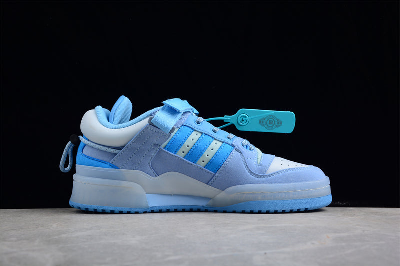 Tênis Bad Bunny x Adidas Forum Buckle Low ¨Blue Tint¨