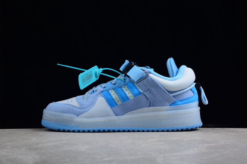 Tênis Bad Bunny x Adidas Forum Buckle Low ¨Blue Tint¨